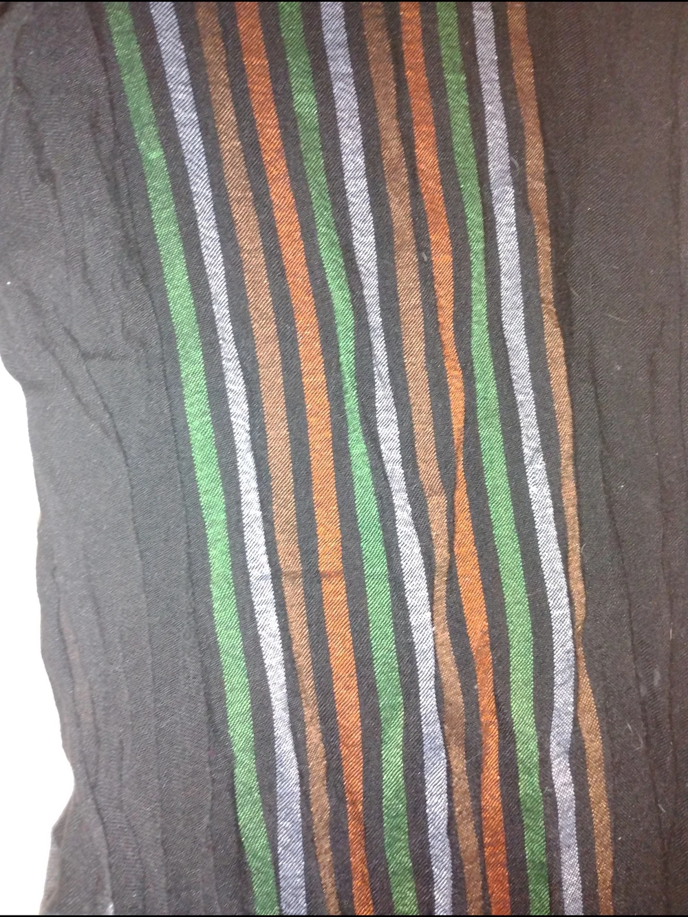 Striped Scarf 💚🤍 ♥️